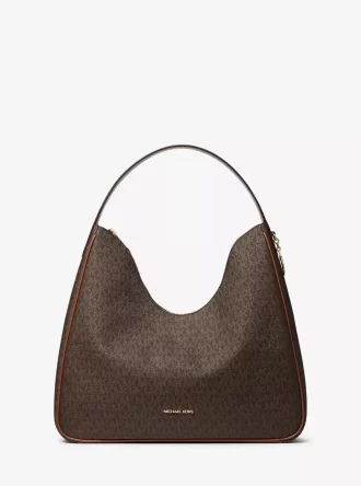 Nayla Medium Signature Logo Shoulder Bag