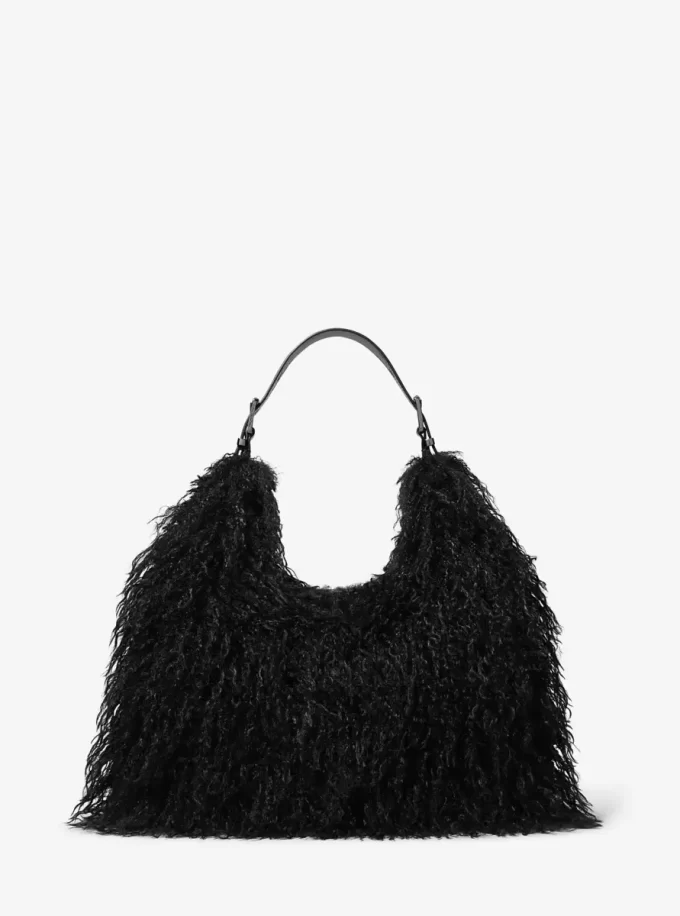 Nolita Large Faux Shearling Hobo Shoulder Bag Nolita Large Faux Shearling Hobo Shoulder Bag