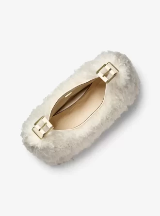 Nolita Large Faux Shearling Hobo Shoulder Bag