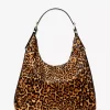 Nolita Large Leopard Print Calf Hair Hobo Shoulder Bag Nolita Large Leopard Print Calf Hair Hobo Shoulder Bag