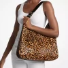 Nolita Large Leopard Print Calf Hair Hobo Shoulder Bag Nolita Large Leopard Print Calf Hair Hobo Shoulder Bag