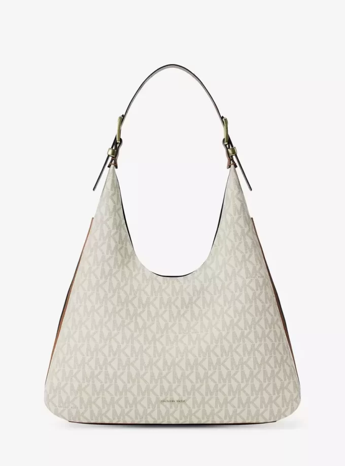 Nolita Large Signature Logo Hobo Shoulder Bag Nolita Large Signature Logo Hobo Shoulder Bag