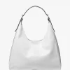 Nolita Large Snake Embossed Leather Hobo Shoulder Bag