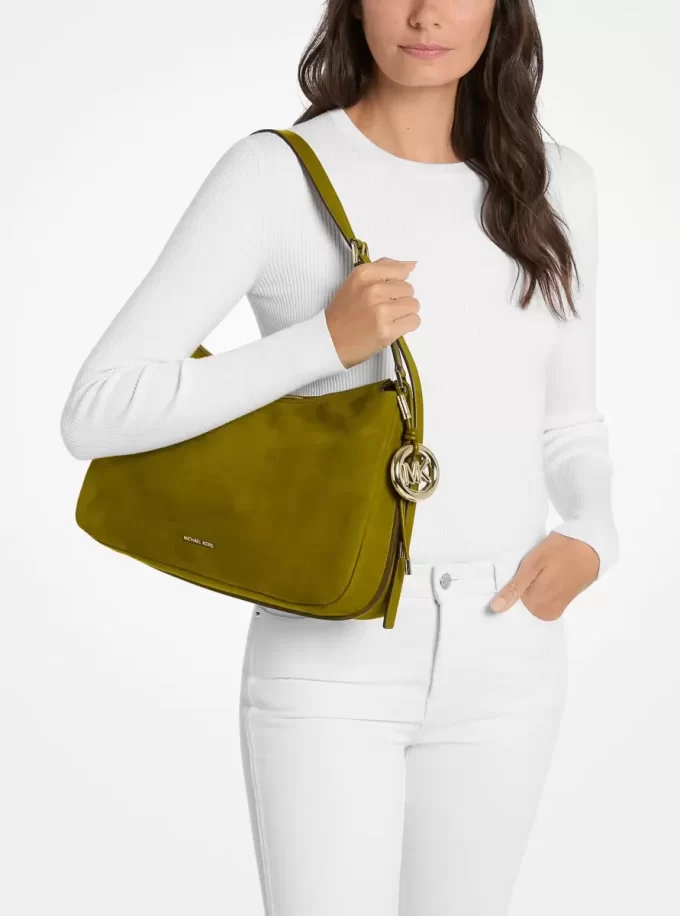 Nolita Medium Nubuck Shoulder Bag