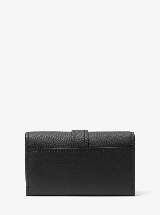 Nolita Medium Pebbled Leather Tri-Fold Wallet