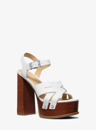 Nora Leather Platform Sandal