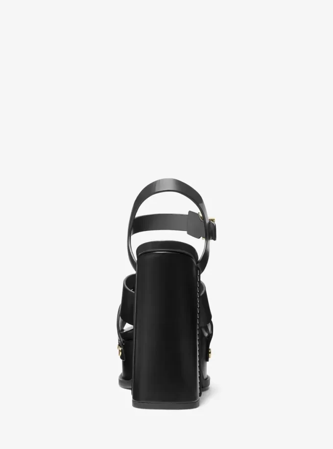 Nora Leather Platform Sandal