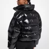 Nylon Ciré Puffer Jacket