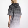 Ombré Signature Logo Cotton Terry Hoodie Dress Ombré Signature Logo Cotton Terry Hoodie Dress