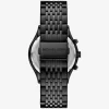 Oversized Aspyn Black-Tone Watch