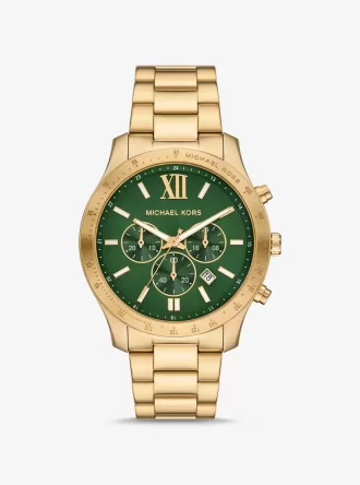 Oversized Berkley Gold-Tone Watch