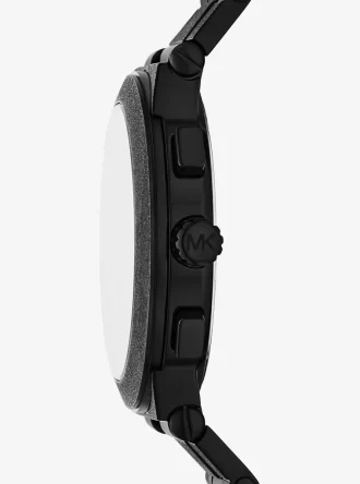 Oversized Billie Frosted Black-Tone Watch