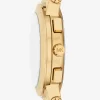Oversized Billie Frosted Gold-Tone Watch