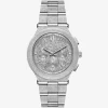 Oversized Billie Frosted Silver-Tone Watch Oversized Billie Frosted Silver-Tone Watch