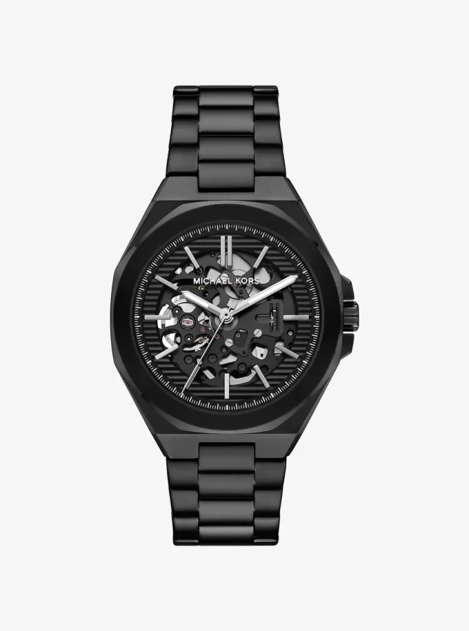 Oversized Callum Black-Tone Watch Oversized Callum Black-Tone Watch