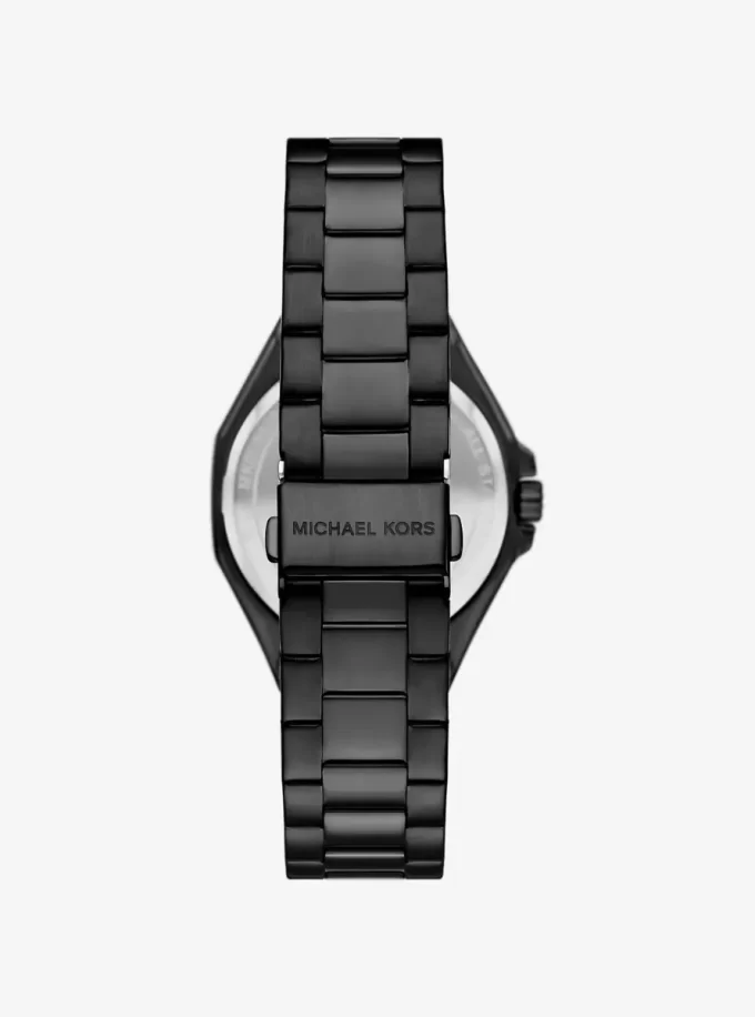Oversized Callum Black-Tone Watch Oversized Callum Black-Tone Watch