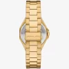 Oversized Callum Gold-Tone Watch Oversized Callum Gold-Tone Watch