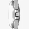 Oversized Callum Pavé Silver-Tone Watch Oversized Callum Pavé Silver-Tone Watch