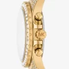 Oversized Everest Pavé Gold-Tone Watch