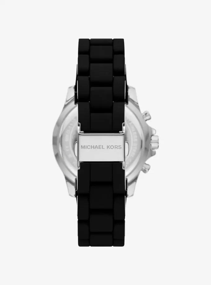 Oversized Everest Pavé Silver-Tone Watch Oversized Everest Pavé Silver-Tone Watch