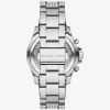 Oversized Everest Pavé Silver-Tone Watch