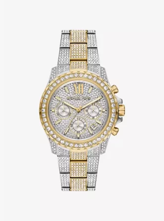 Oversized Everest Pavé Two-Tone Watch
