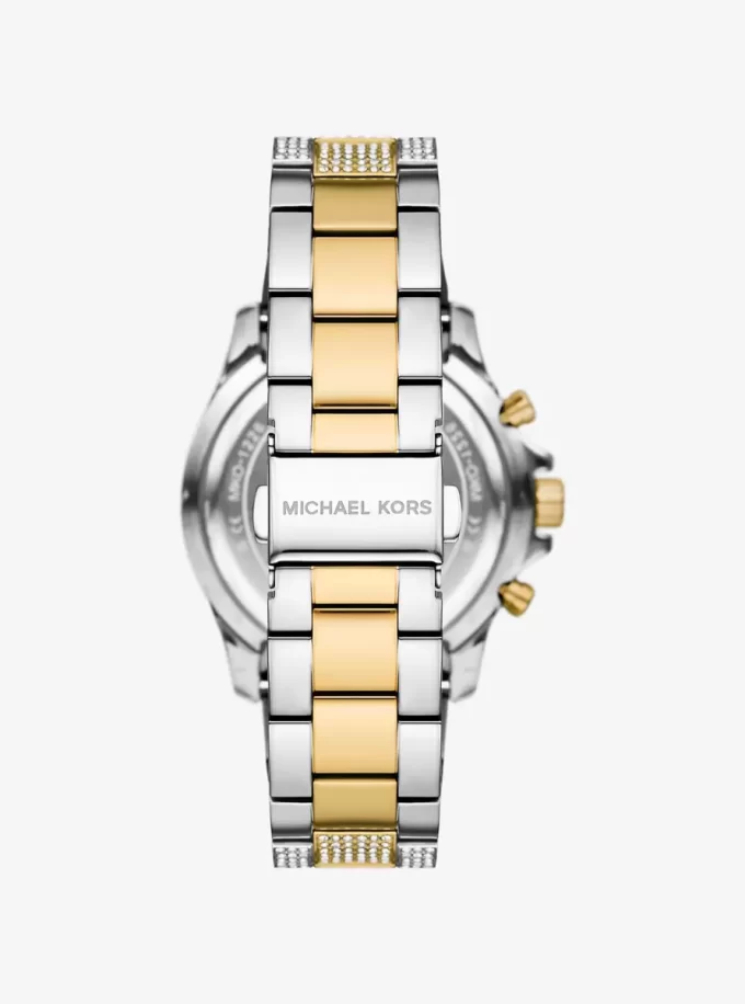 Oversized Everest Pavé Two-Tone Watch Oversized Everest Pavé Two-Tone Watch