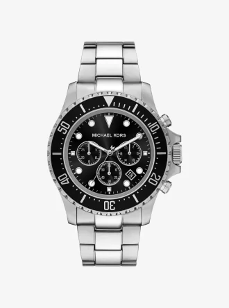 Oversized Everest Silver-Tone Watch