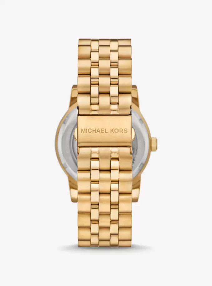 Oversized Hutton Gold-Tone Watch