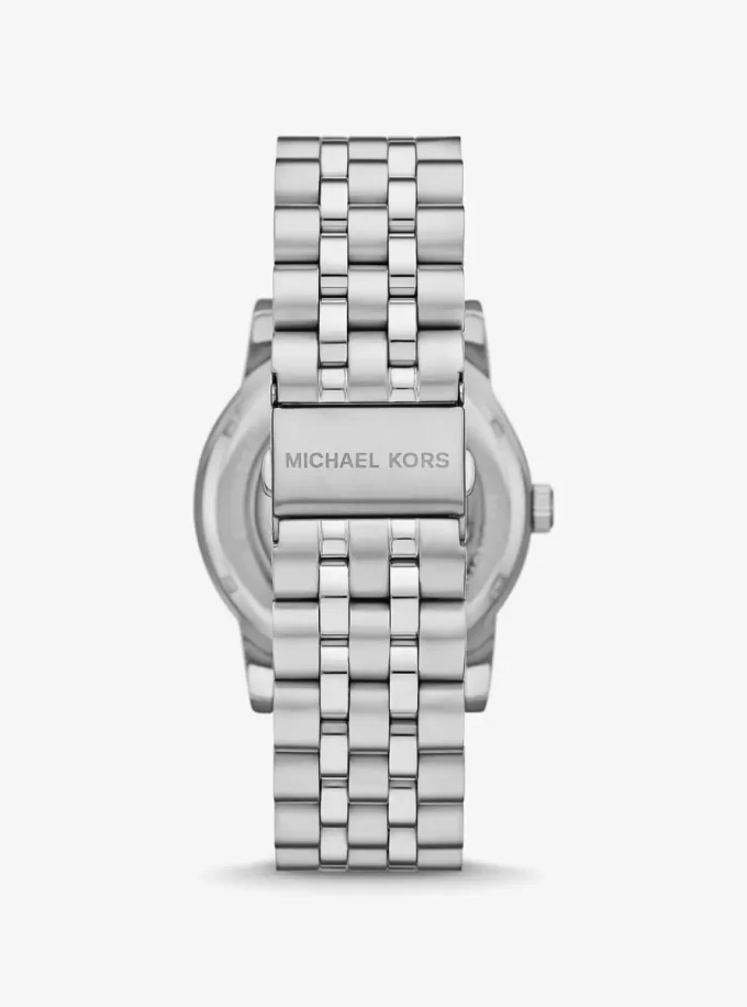 Oversized Hutton Silver-Tone Watch