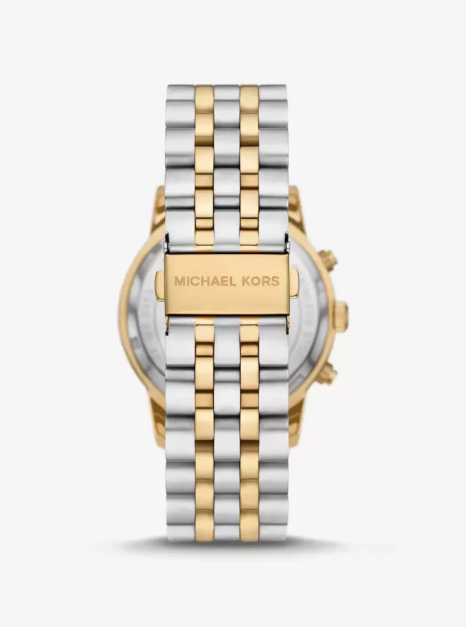 Oversized Hutton Two-Tone Watch Oversized Hutton Two-Tone Watch