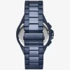 Oversized Lennox Blue-Tone Watch