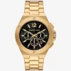 Oversized Lennox Gold-Tone Watch