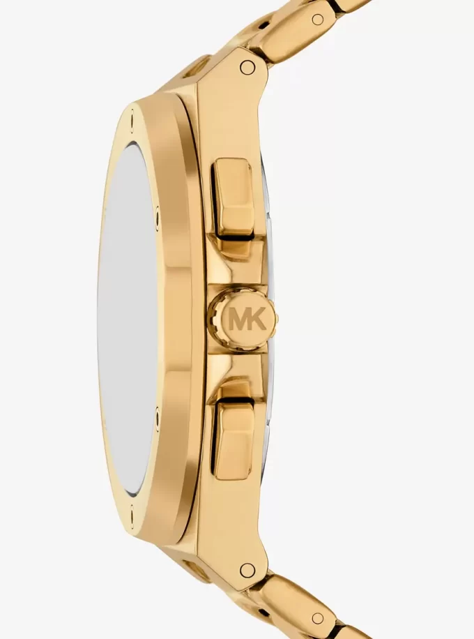 Oversized Lennox Gold-Tone Watch