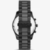 Oversized Lexington Black-Tone Watch