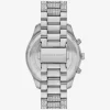 Oversized Lexington Pavé Silver-Tone Watch Oversized Lexington Pavé Silver-Tone Watch