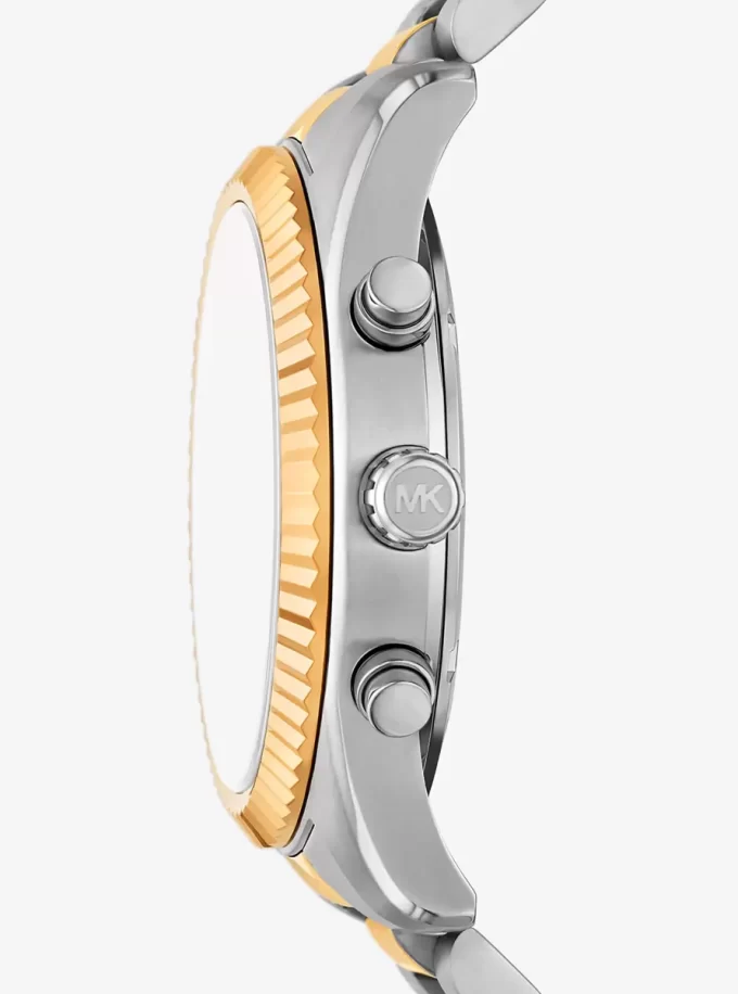 Oversized Lexington Two-Tone Watch