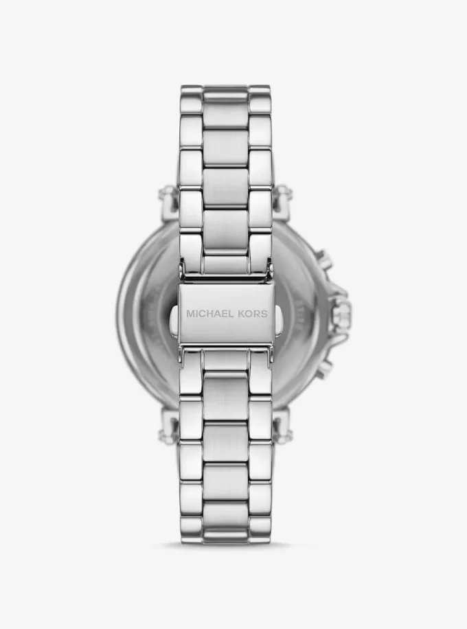 Oversized Maren Silver-Tone Watch
