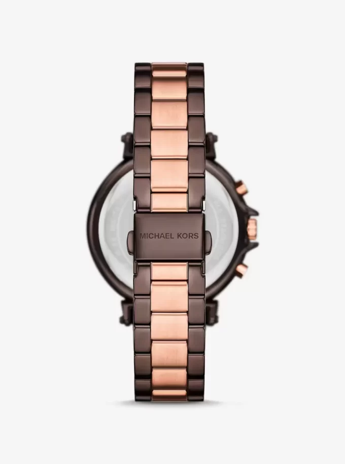Oversized Maren Two-Tone Watch Oversized Maren Two-Tone Watch