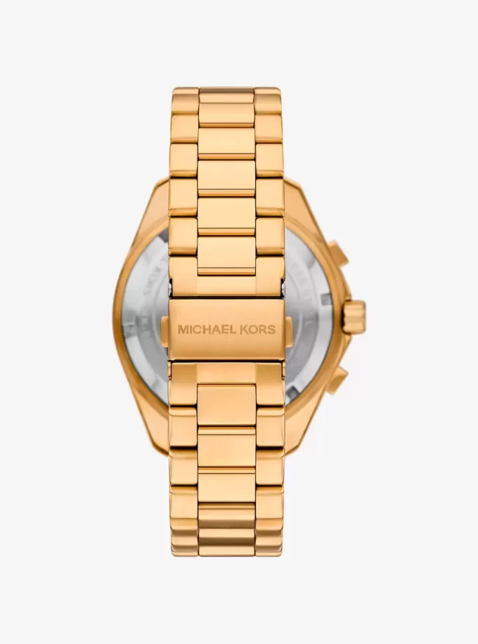 Oversized Maritime Gold-Tone Watch Oversized Maritime Gold-Tone Watch