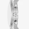 Oversized Panorama Silver-Tone Watch Oversized Panorama Silver-Tone Watch