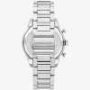 Oversized Panorama Silver-Tone Watch Oversized Panorama Silver-Tone Watch