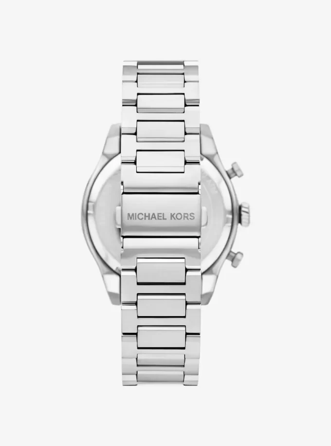 Oversized Panorama Silver-Tone Watch Oversized Panorama Silver-Tone Watch