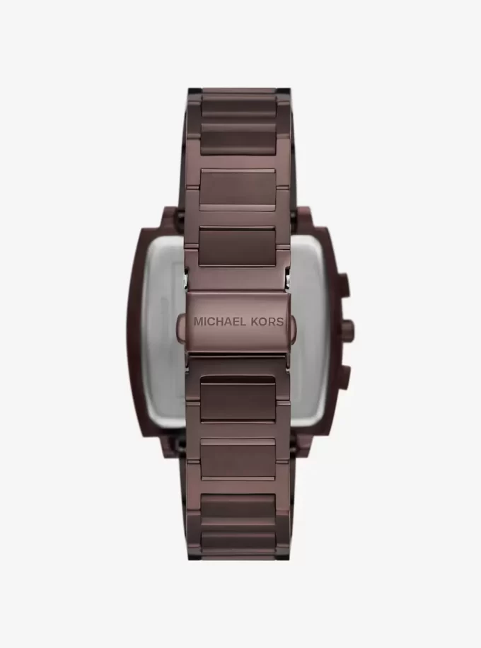 Oversized Rhys Brown-Tone Watch Oversized Rhys Brown-Tone Watch