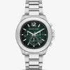 Oversized Sage Silver-Tone Watch Oversized Sage Silver-Tone Watch