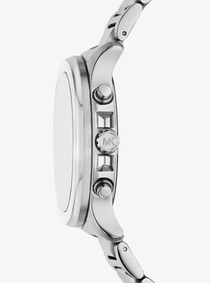 Oversized Sage Silver-Tone Watch Oversized Sage Silver-Tone Watch