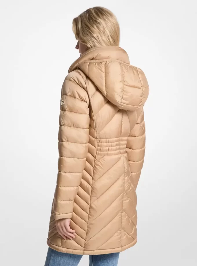 Packable Quilted Nylon Puffer Coat Packable Quilted Nylon Puffer Coat