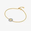 Pavé and Logo Charm Two-Tone Slider Bracelet Pavé and Logo Charm Two-Tone Slider Bracelet