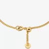 Pavé and Logo Charm Two-Tone Slider Bracelet Pavé and Logo Charm Two-Tone Slider Bracelet