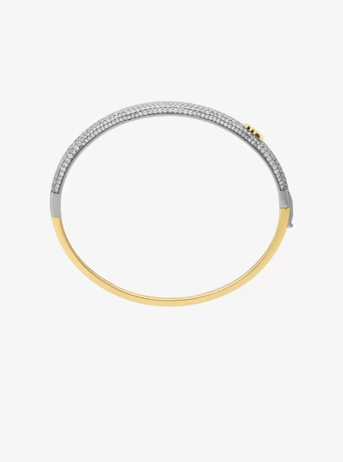 Pavé Two-Tone Dome Bangle Pavé Two-Tone Dome Bangle